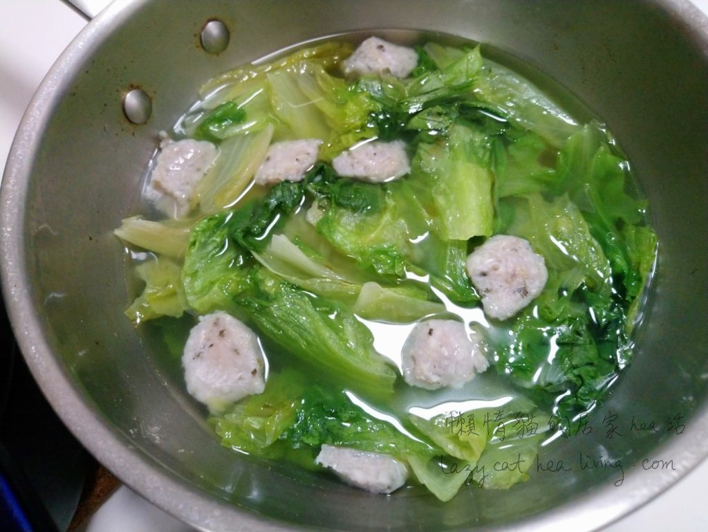 魚肉生菜湯