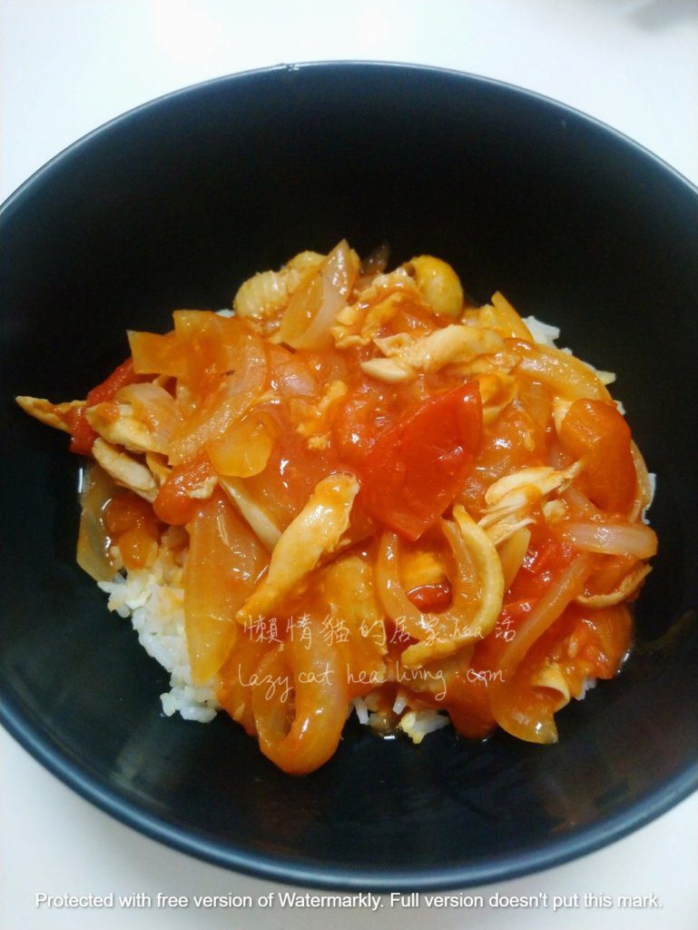蕃茄雞絲飯