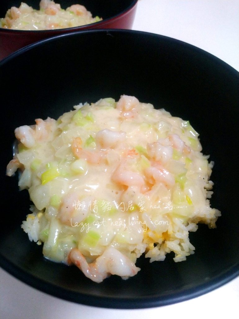 白汁蝦仁飯