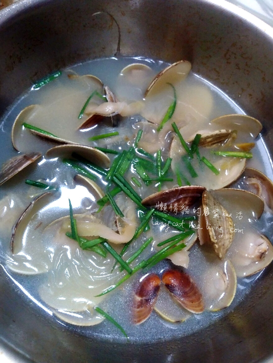 油鹽水粉絲煮蜆