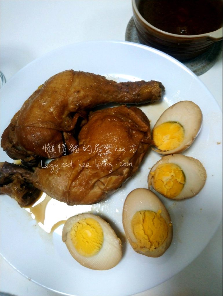 滷水雞腿和滷水蛋