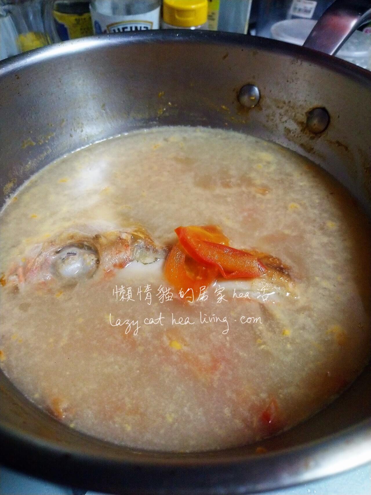 蕃茄大眼雞湯