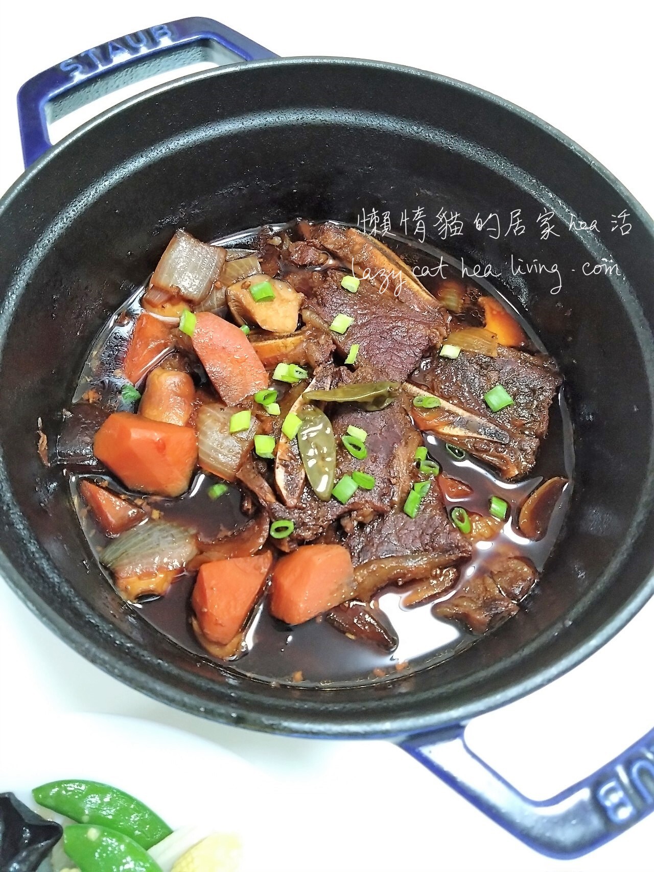 韓式炆牛仔骨 (갈비찜/ galbi jjim/ 韓式燉牛排骨)