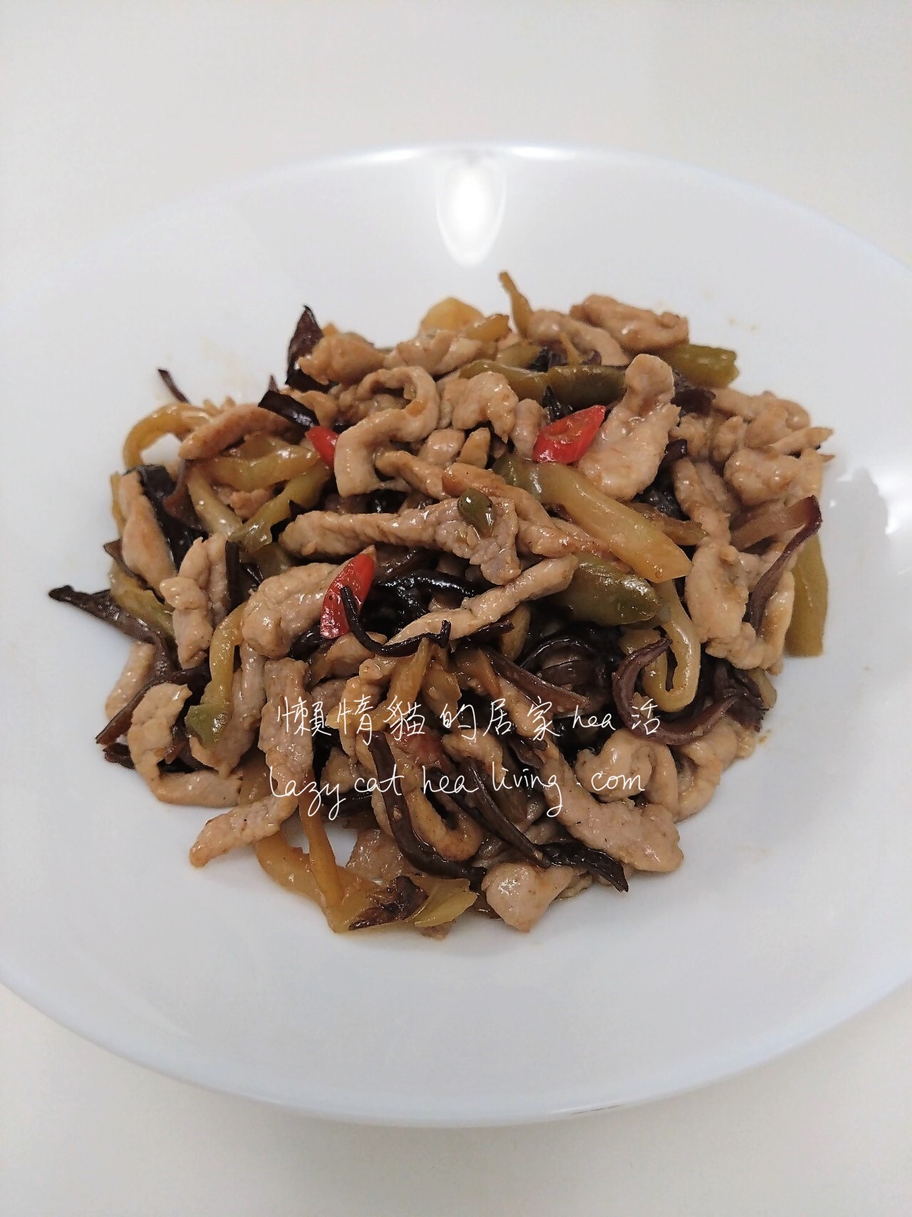 榨菜炒肉絲