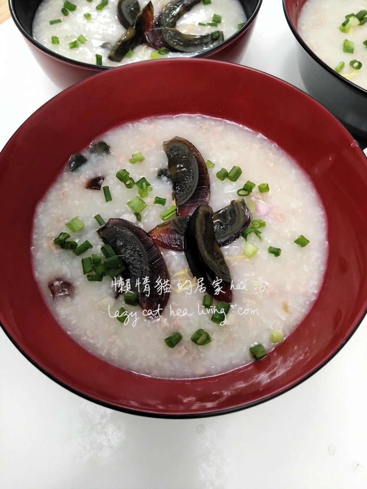 皮蛋瘦肉粥 香港 食譜