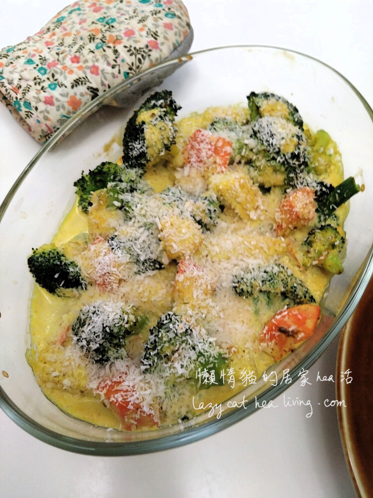 葡汁焗時蔬 - 西蘭花 (綠花椰)、紅蘿蔔、粟米仔 (玉米筍)/ 素食