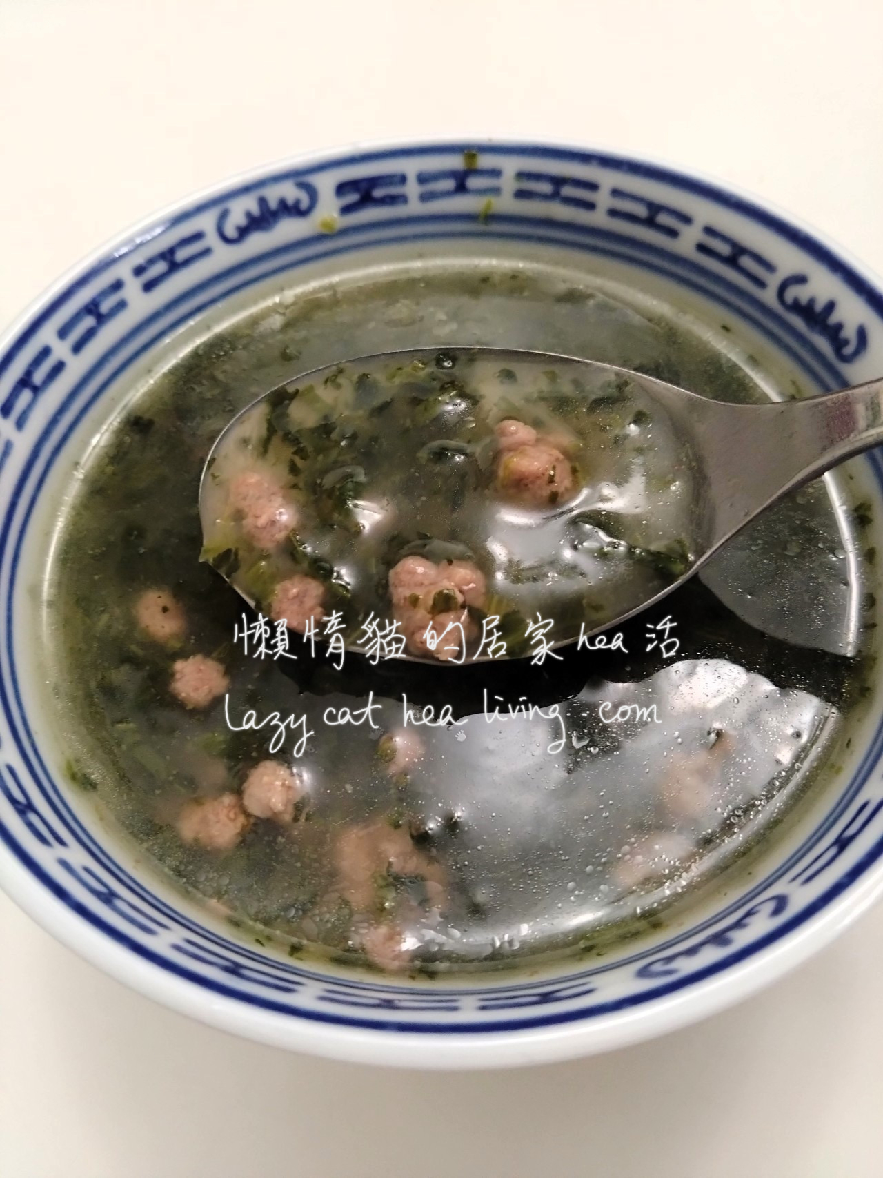 菠菜牛肉羹 - 使用急凍菠菜, 手殘都可以15分鐘完成的羹湯