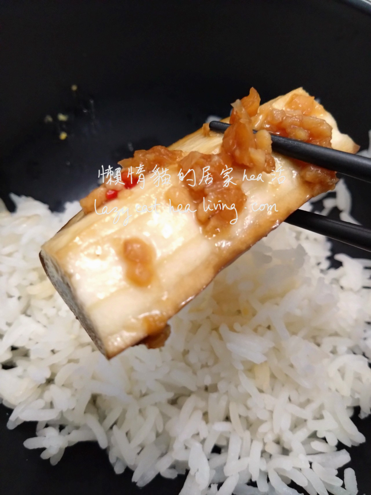 蒜蓉蒸茄子/ 蒜蓉菜脯蒸茄子 食譜